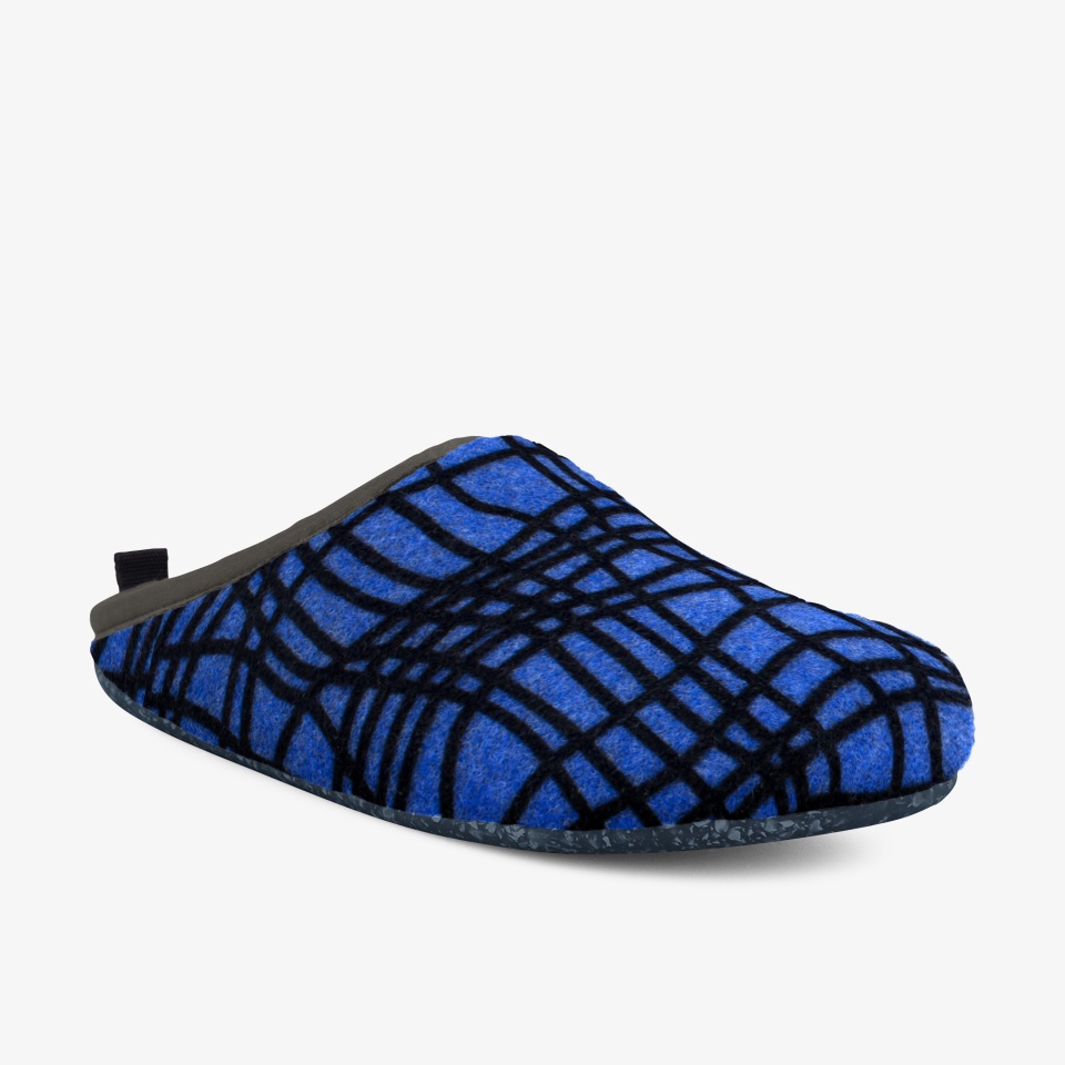 Pantuflas Camper Wabi Hombre - Negras/Azules | Camper Online + 7409WDQGR